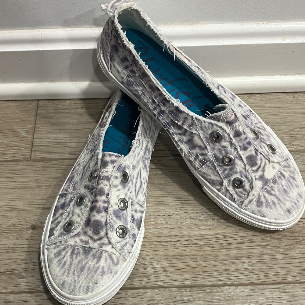 SALE! Great Condition, Blowfish Tie-Dye Slip-On Sneakers, size 8.5